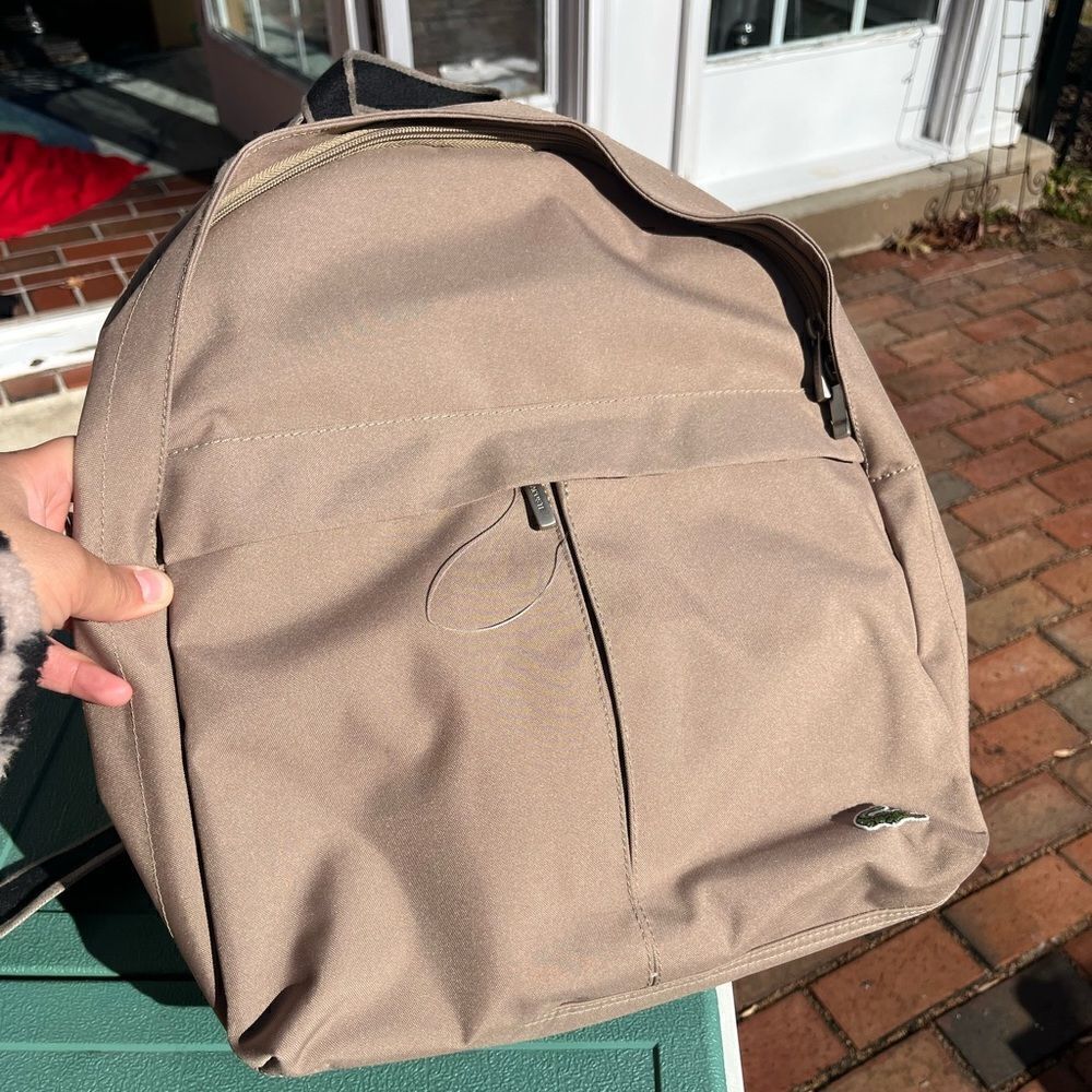 Lacoste Neocroc Canvas Backpack - Picture 3 of 4